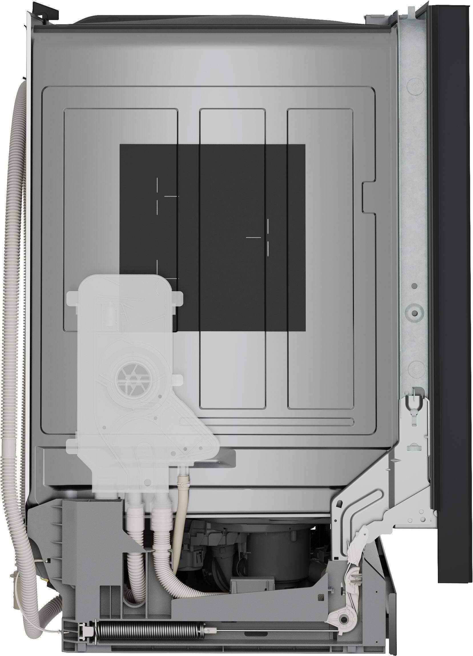 Alt View 1. Bosch - 300 Series 24" Front Control Smart Built-In Stainless Steel Tub Dishwasher with 3rd Rack and PrecisionWash, 48 dBA - Black.