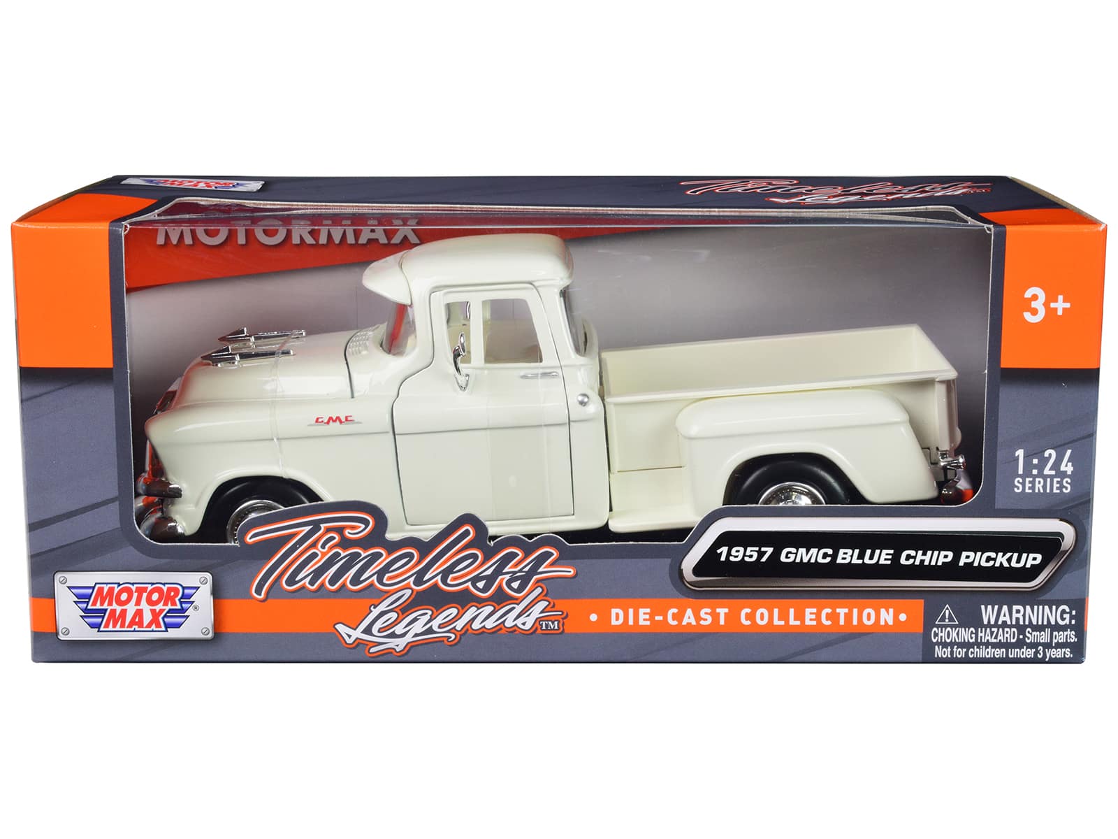 "1957 GMC Blue Chip Pickup Truck White ""Timeless Legends"" Series 1/24 Diecast Model Car by Motormax" price history on PriceWatchPro