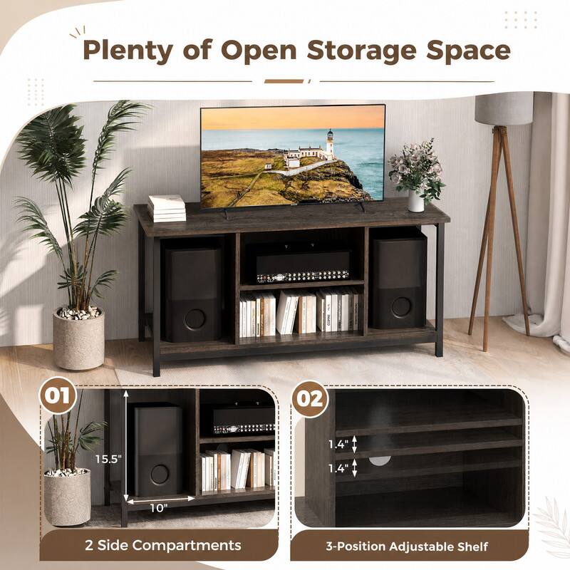 Plenty of Open Storage Space

01
02
15.5"
1.4" 1.4"
10"
2 Side Compartments
3-Position Adjustable Shelf