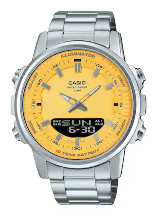 ILLUMINATOR
CASIO
WATER RESIST 50M
SNZ-AL1 AL2
JAPAN
10 YEAR BATTERY
ADJUST
MODE
LIGHT
SEARCH
155 150 145 140 135 130 125 120 115 110 105 100 95 90 85 80 75 70 65 60 55 50 45 40 35 30 25 20 15 10 5 0