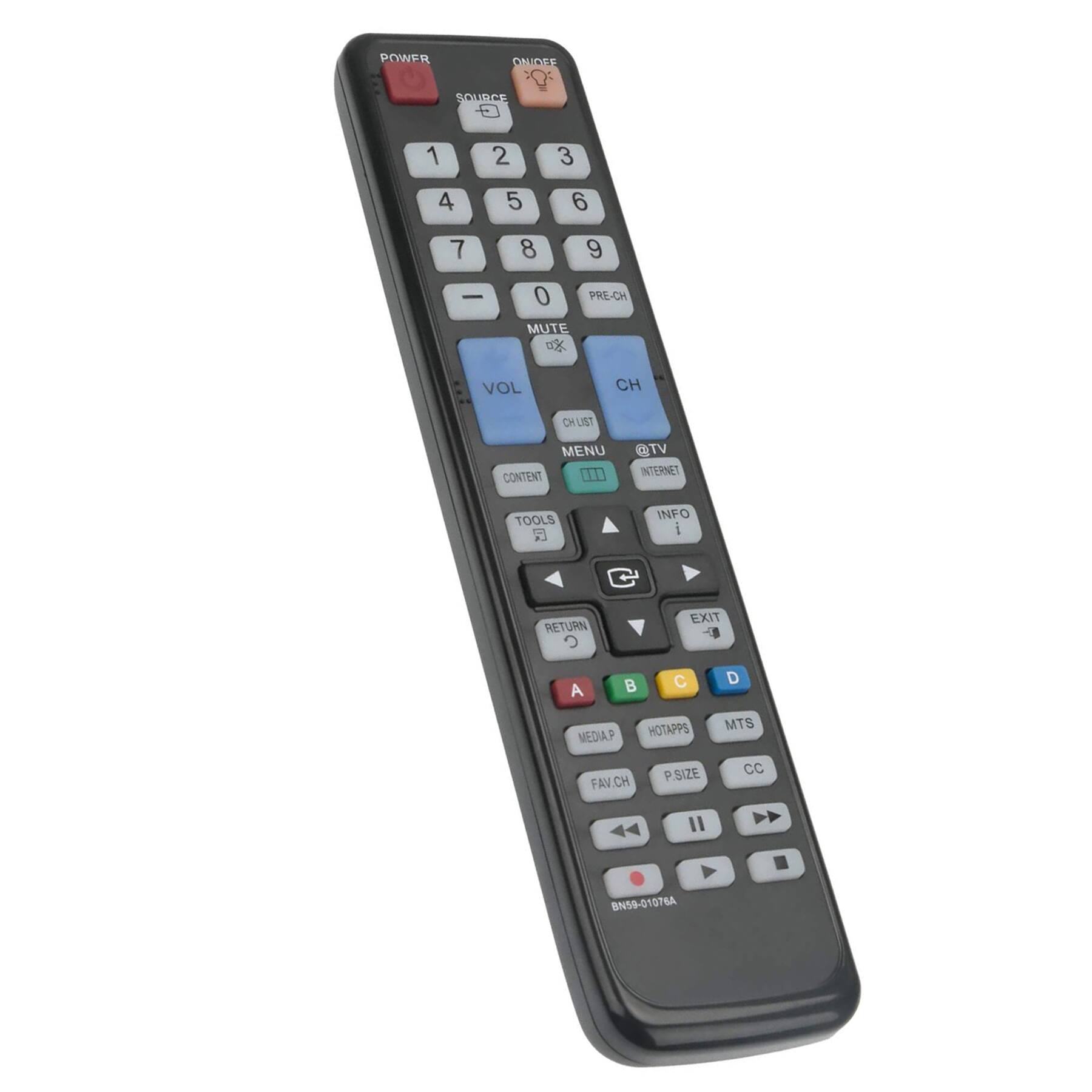 POWER ON/OFF SOURCE 1 2 3 4 5 6 7 8 9 0 PRE-CH MUTE VOL CH CH LIST MENU CONTENT TOOLS @TV INTERNET INFO RETURN EXIT A B C D MEDIA APPS HOTAPPS MTS FAV. CH P. SIZE CC