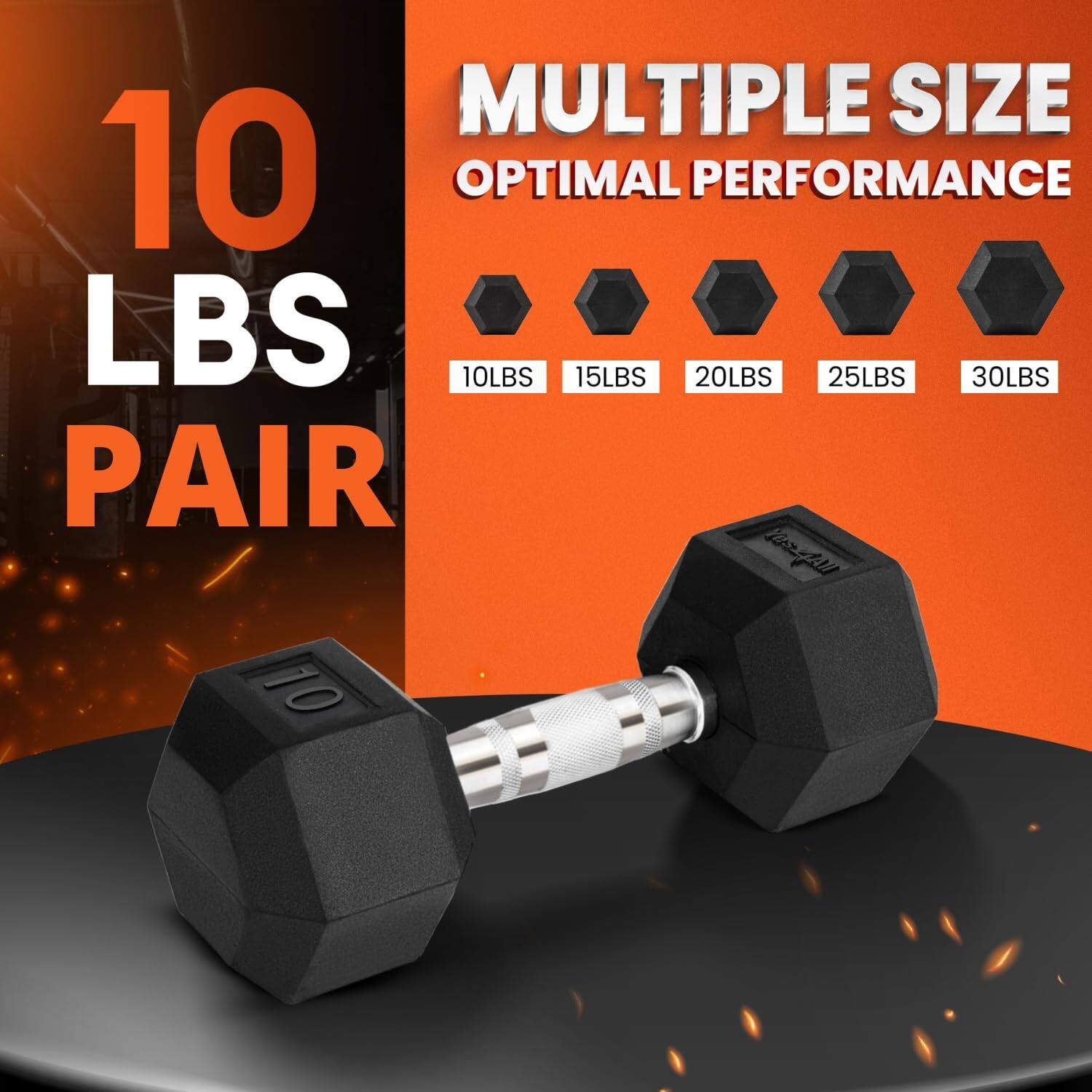 10 LBS PAIR

MULTIPLE SIZE  
OPTIMAL PERFORMANCE

10LBS 15LBS 20LBS 25LBS 30LBS