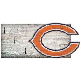 Fan Creations - Chicago Bears 6" x 12" Mounted Key Holder - Multicolor