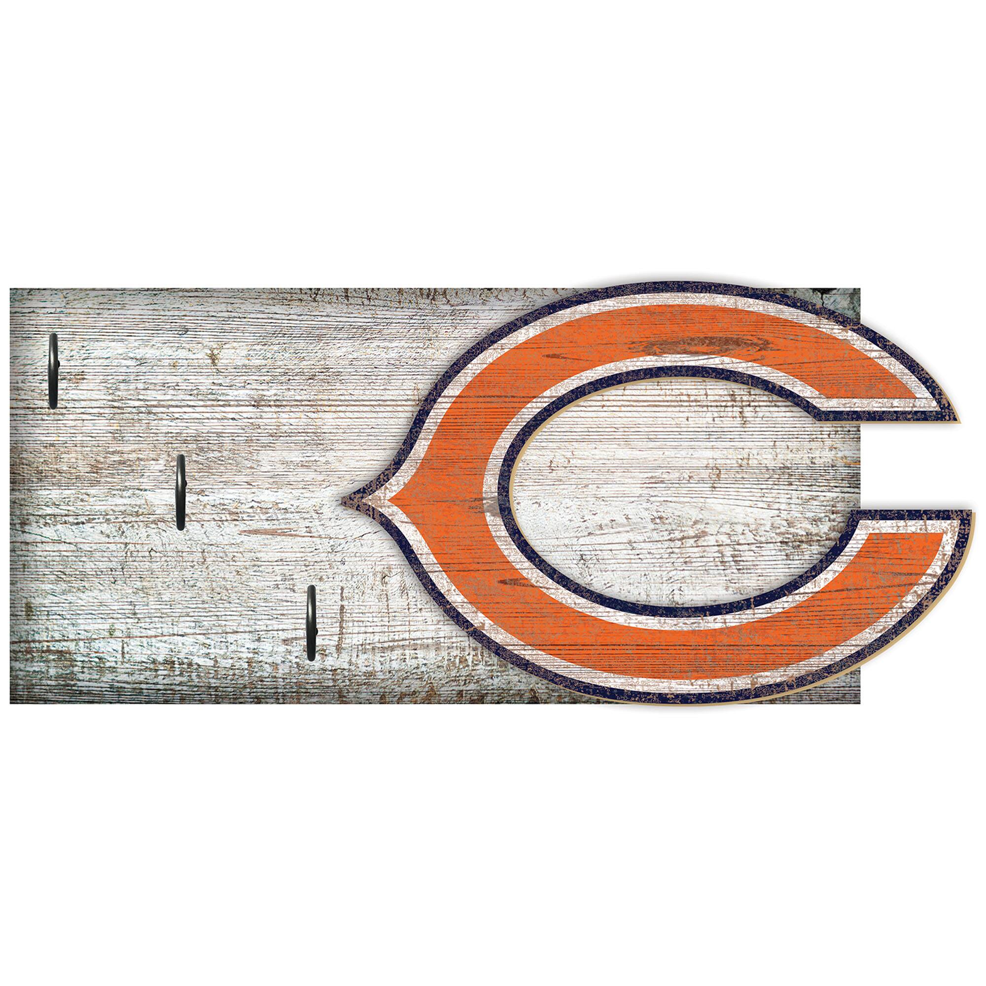 Chicago Bears 6" x 12" Mounted Key Holder