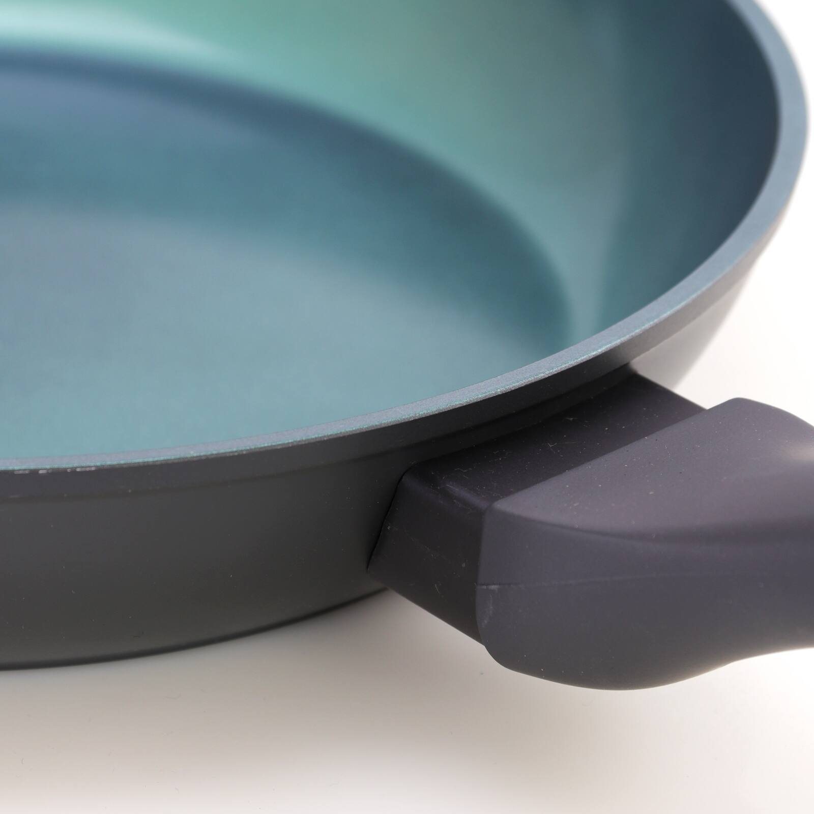 Alt View 3. Gibson - Gibson Home Equinox  2 Piece Ceramic Non-Stick Fry Pan Set in Matte Charcoal Grey - Charcoal.