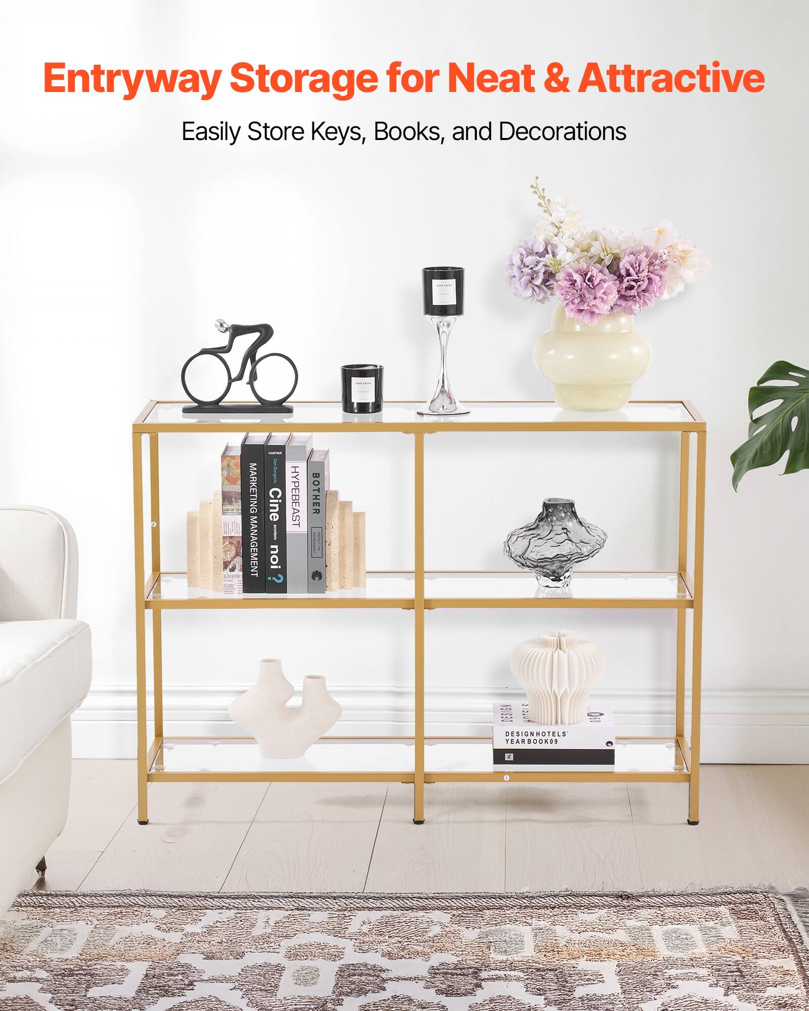 Entryway Storage for Neat & Attractive
Easily Store Keys, Books, and Decorations

MARKETING MANAGEMENT
Cine
noi?
HYPEBEAST
BOTHER
DESIGNHOTELS YEARBOOK09