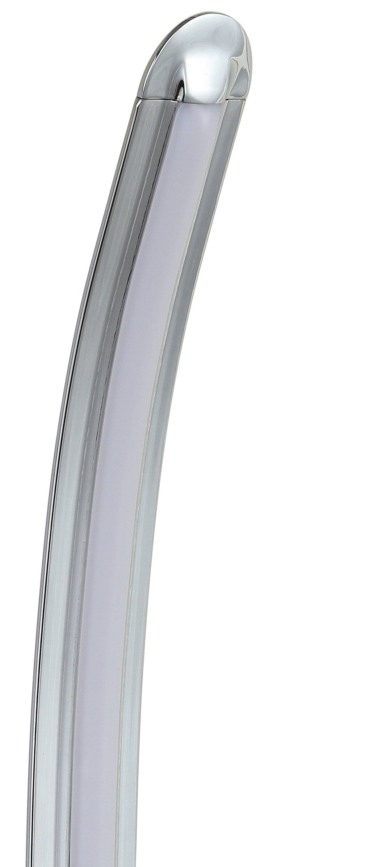 Alt View 4. Jonathan Y - Roxanna 17.7" Dimmable Integrated LED Metal Sconce, Chrome - Chrome.