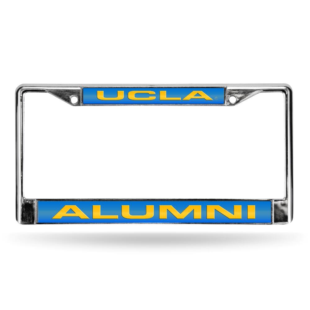 UCLA Los Angeles Bruins Alumni Chrome Metal Laser Cut License Plate Frame