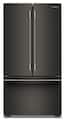 KitchenAid - 36 in. Wide 24 cu. ft. French Door Counter-Depth Refrigerator with Internal Water Dispenser - Black Ore