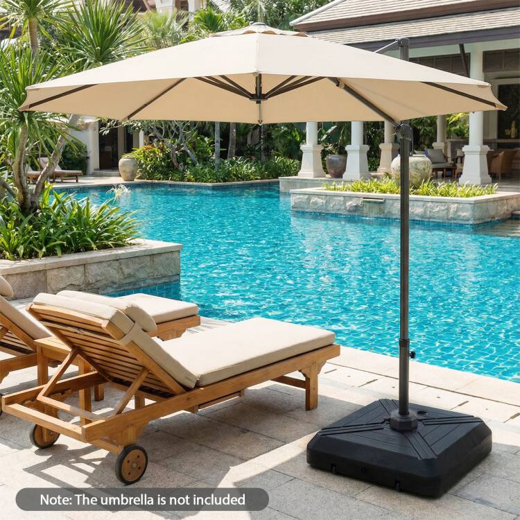 Note: The umbrella is not included