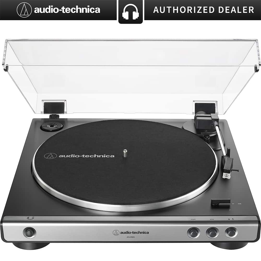 Audio Technica AT LP60X Fully Automatic Turntable w/ AT SP3X
