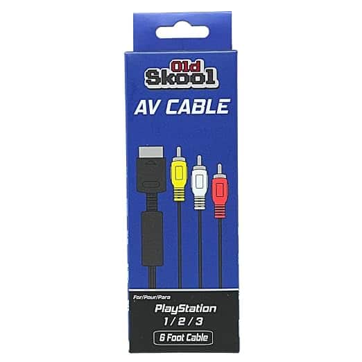 Old Skool - AV Cable for PlayStation 1 / 2 / 3 - Black price history on PriceWatchPro