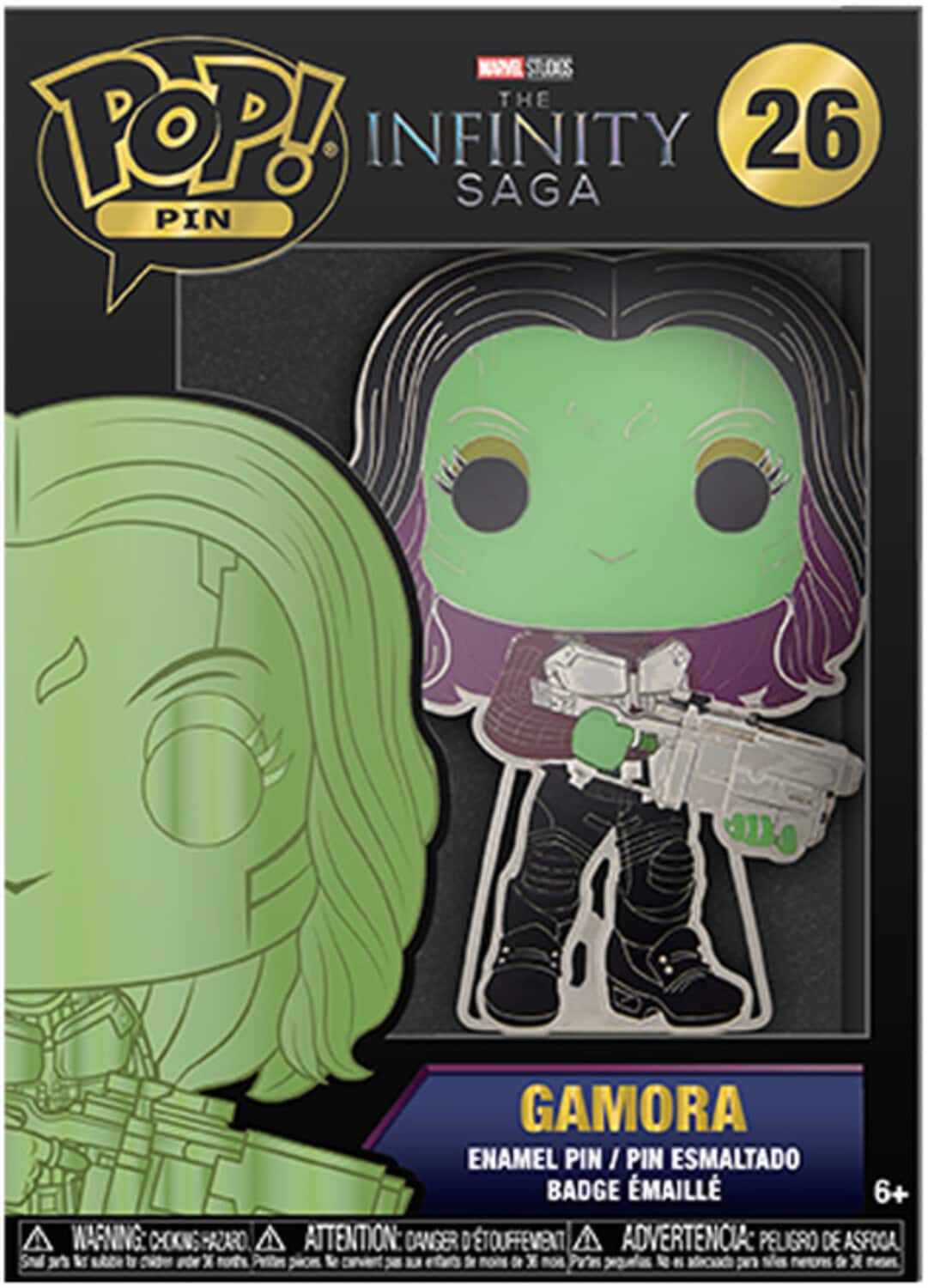 FUNKO POP! PINS MARVEL INFINITY SAGA: GAMORA (Styles May Vary) - APPAREL - Multicolor
