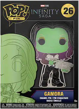 Funko - POP! PINS MARVEL INFINITY SAGA: GAMORA (Styles May Vary) - APPAREL - Multicolor
