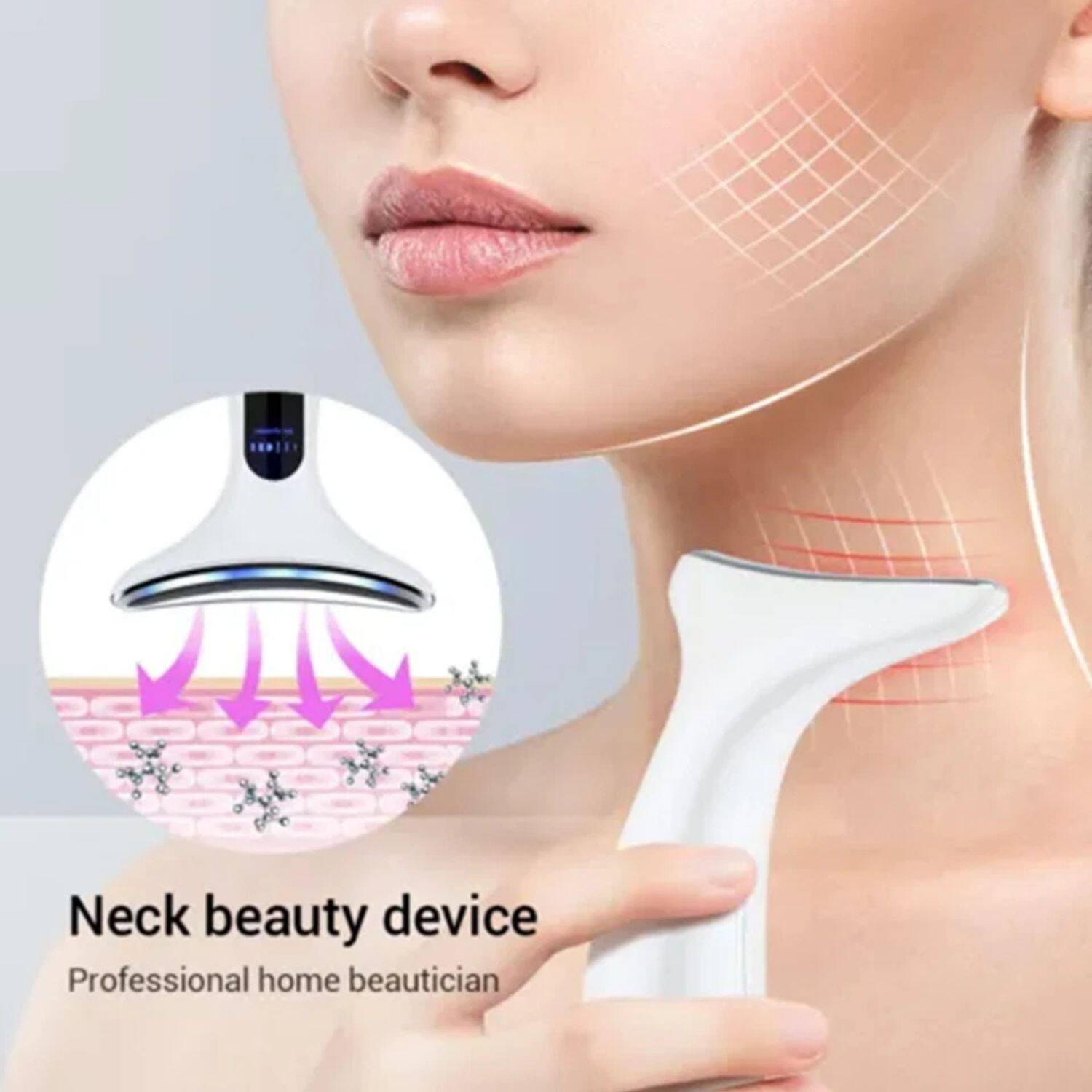 Neck beauty device  
Professional home beautician