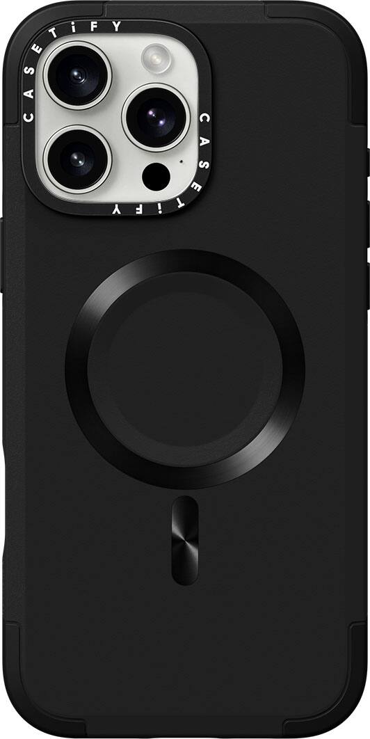 CASETiFY - Force Case with MagSafe for Apple iPhone 16 Pro Max - Black