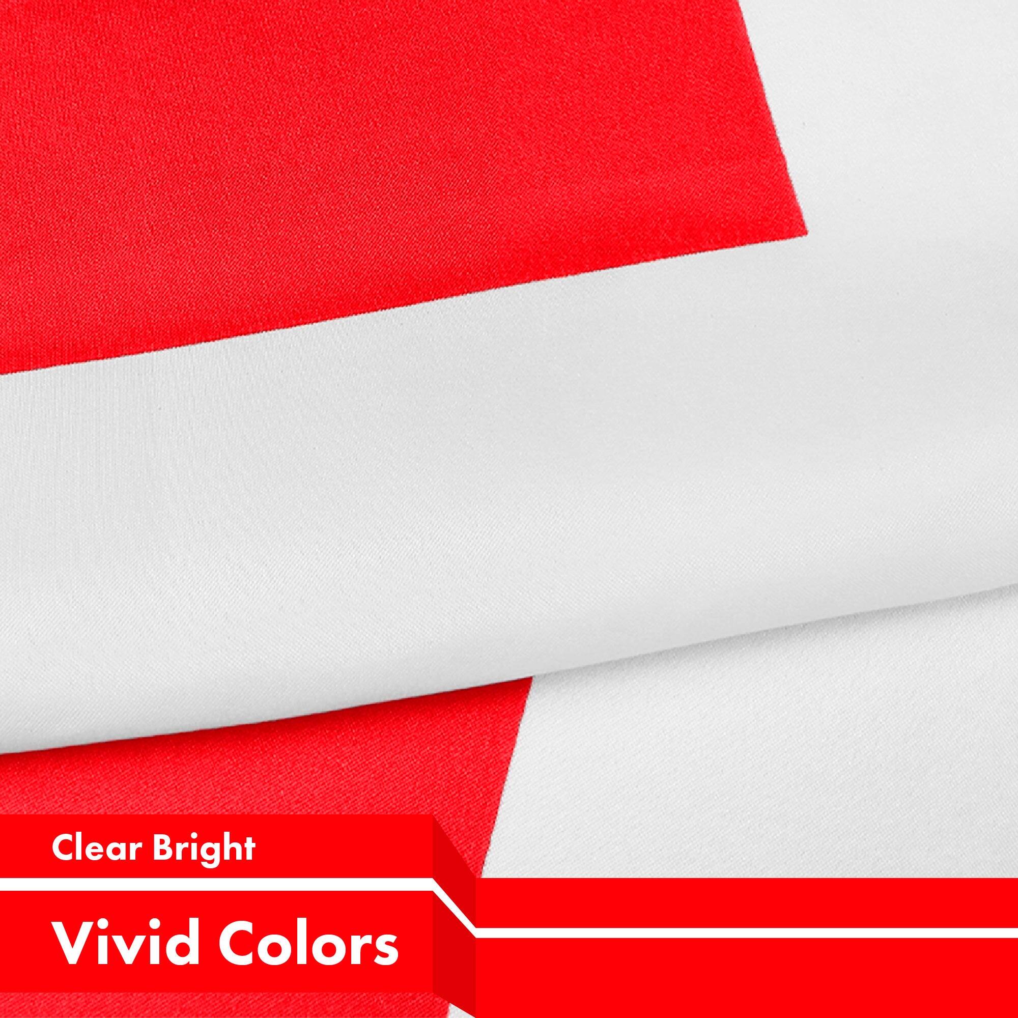 G128 Switzerland Swiss Flag 3x5 ft 2 Pack 150D Polyester Assorted ...