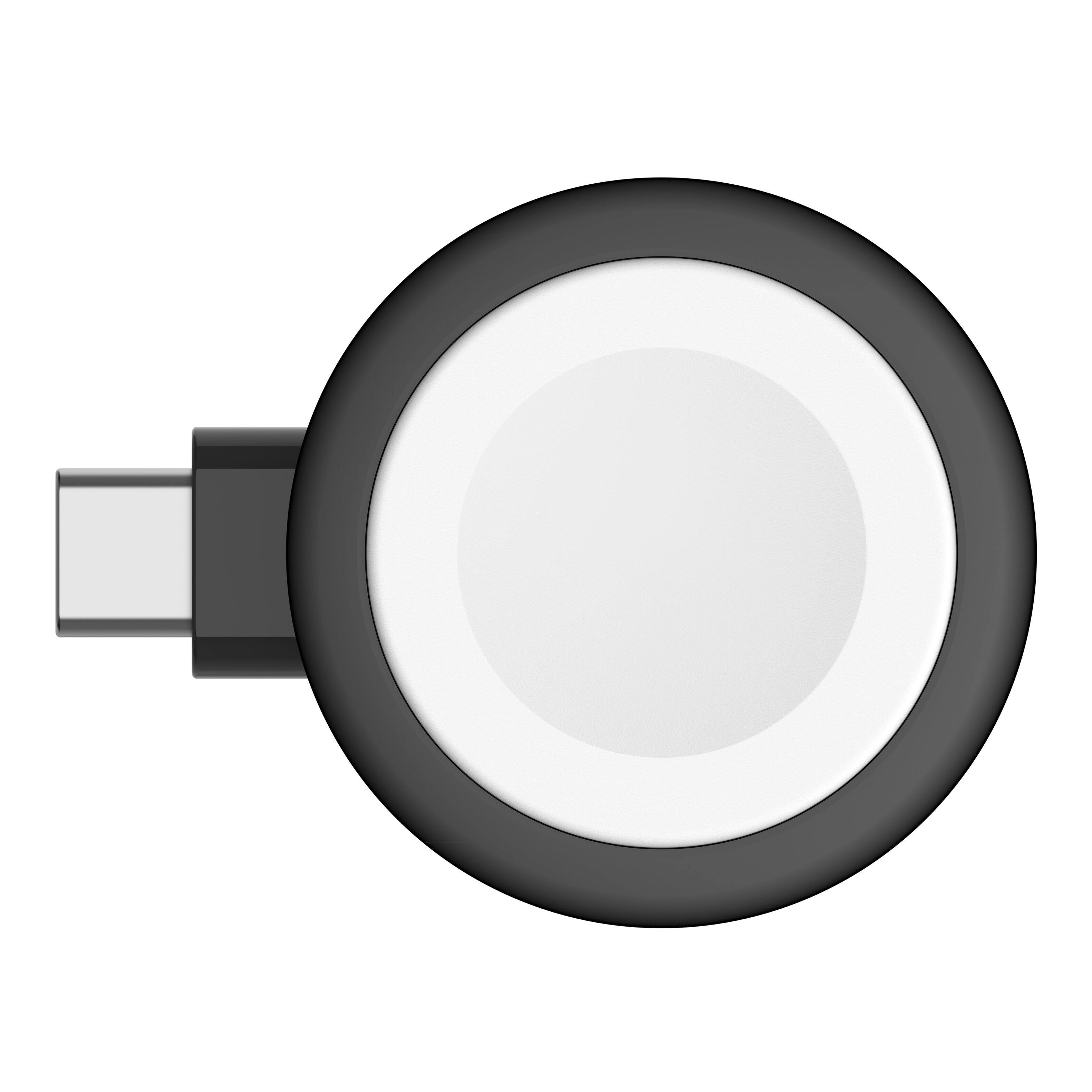 Alt View 11. Belkin - BOOST↑CHARGE Portable USB-C Apple Watch Charger - Black.