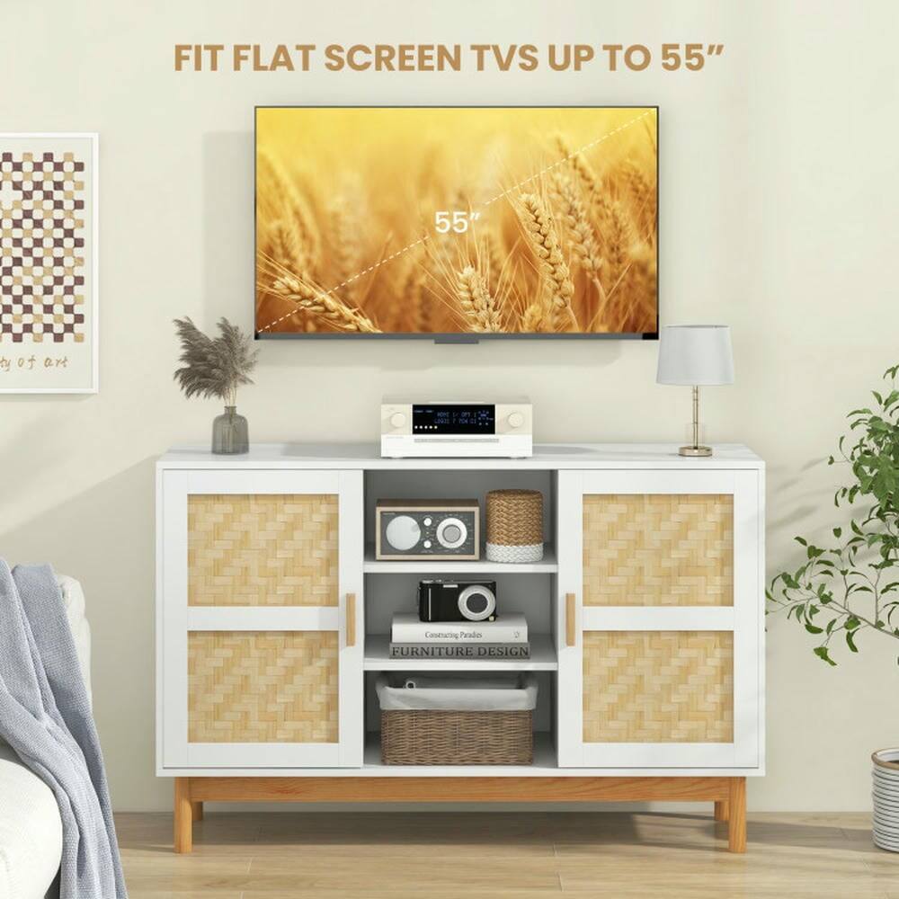 FIT FLAT SCREEN TVs UP TO 55"  
55"  
Contrasting Prado FURNITURE DESIGN