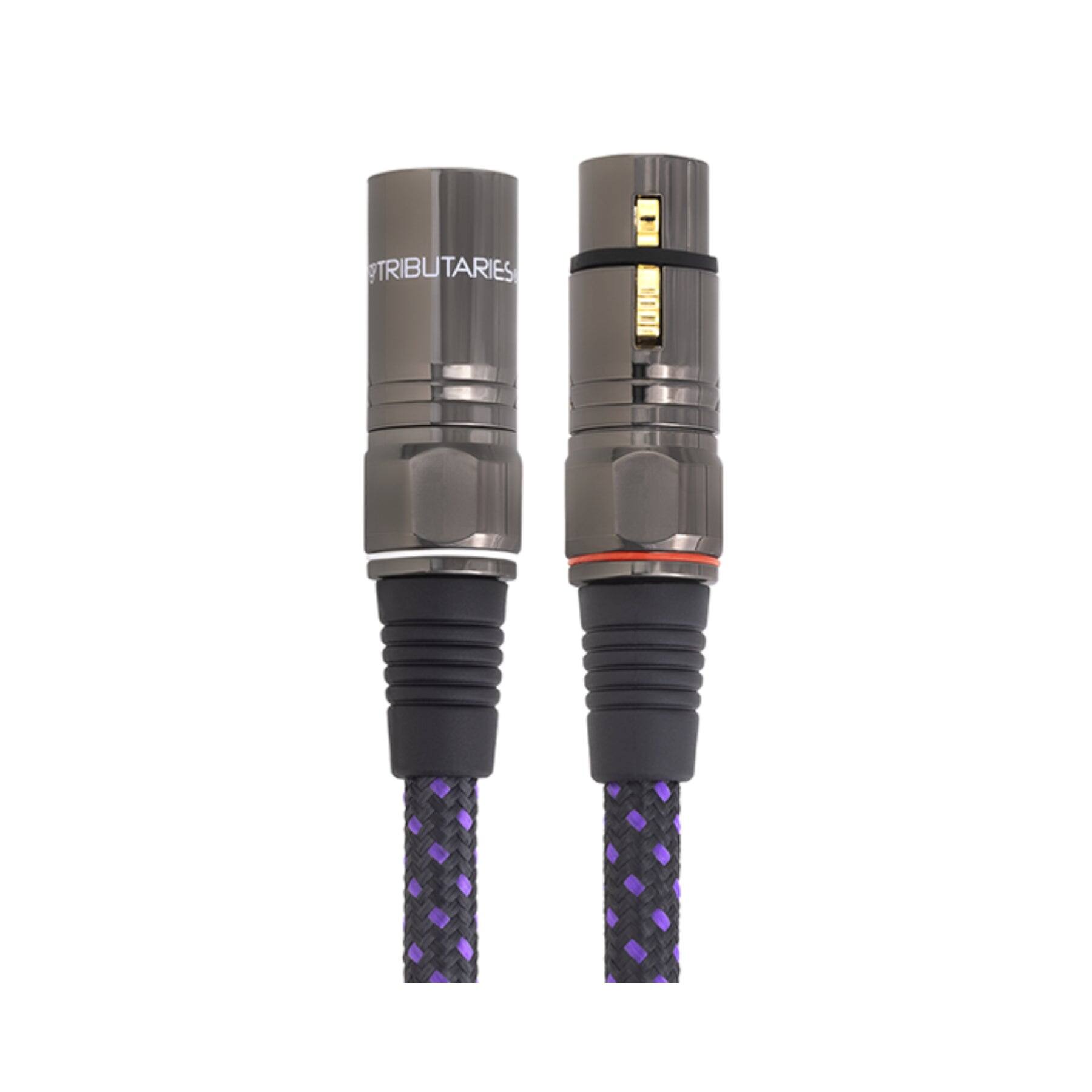 Front. Tributaries - Model 6AB Balanced Cable (Each) - 2M - Grey.