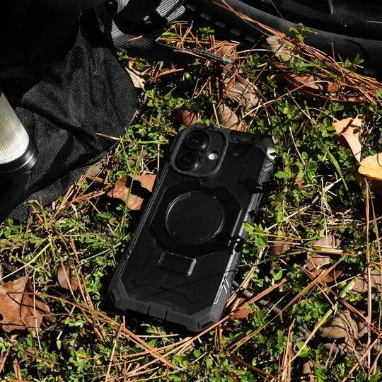 Back. SUPCASE - UB Grip Rugged MagSafe Case for iPhone 17 – Heavy-Duty Protection with Magnetic Charging Support - Black.