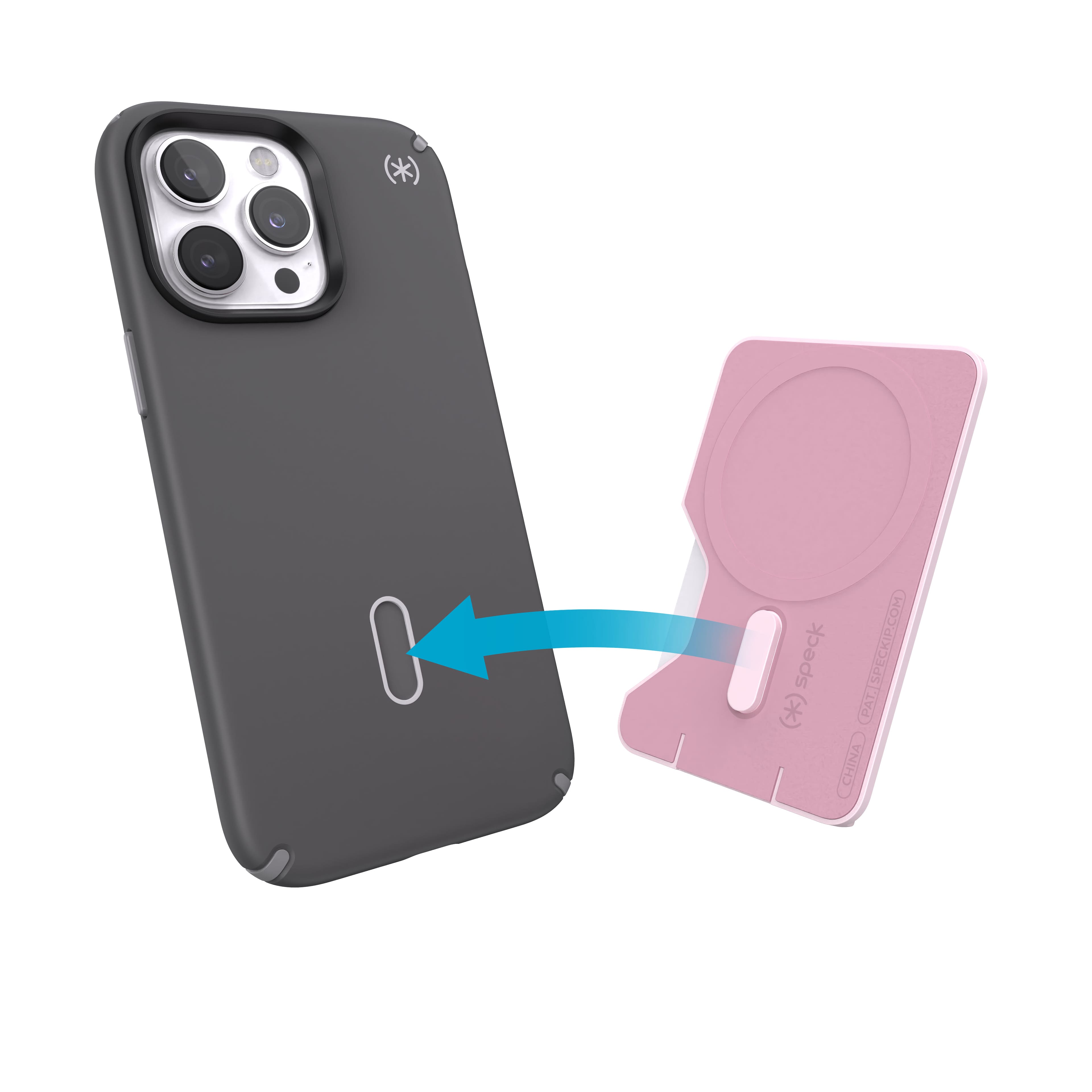 Alt View 12. Speck - ClickLock Wallet for Apple iPhones with MagSafe - Nimbus Pink.