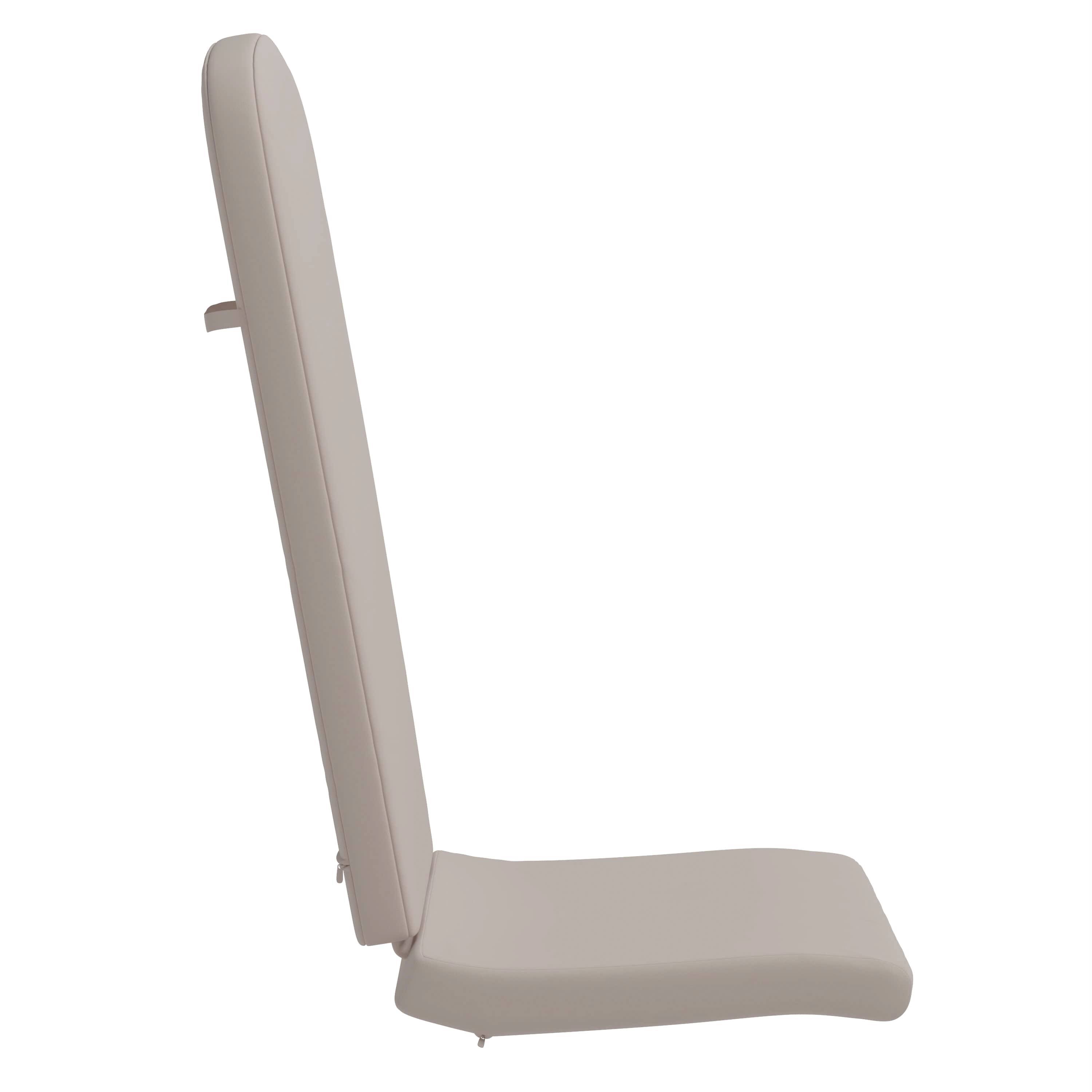Alt View 9. Emma + Oliver - Hammond All-Weather Indoor and Outdoor Cushions for Adirondack Chairs and High Back Patio Chairs - Cream.