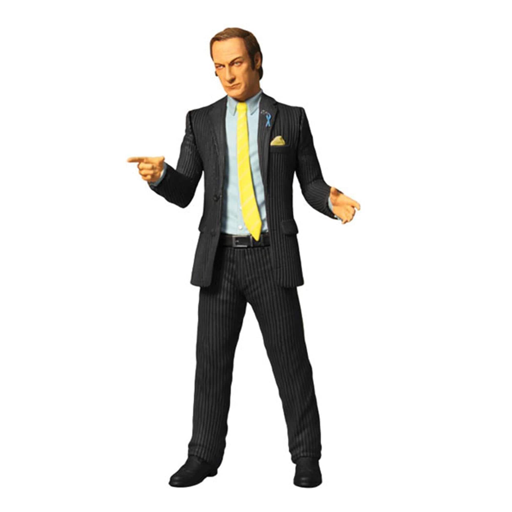 Mezco Toyz - Breaking Bad 6" Action Figure Saul Goodman - Black
