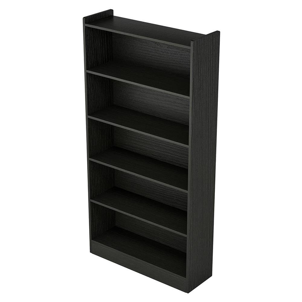 Alt View 1. Kadyn - Kadyn Bookshelf, Storage Shelf, Bookcase,Wood Bookcase, 72" Tall Bookshelf with 6-Tier Open Storage Shelves,Black - Black.