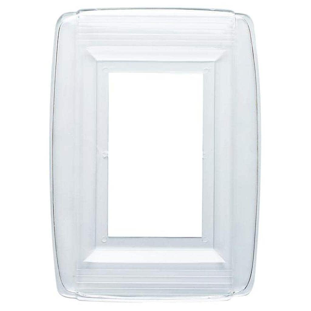 Westinghouse - 1 gang Plastic Wall Plate 1 pk - Clear