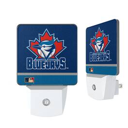 Keyscaper - Toronto Blue Jays Stripe Design Nightlight 2-Pack - Multicolor