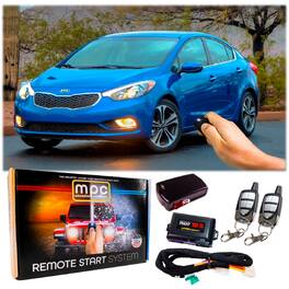 MPC - 5-Button Extended Range Remote Start Kit For 2014-2016 Kia Forte - Black