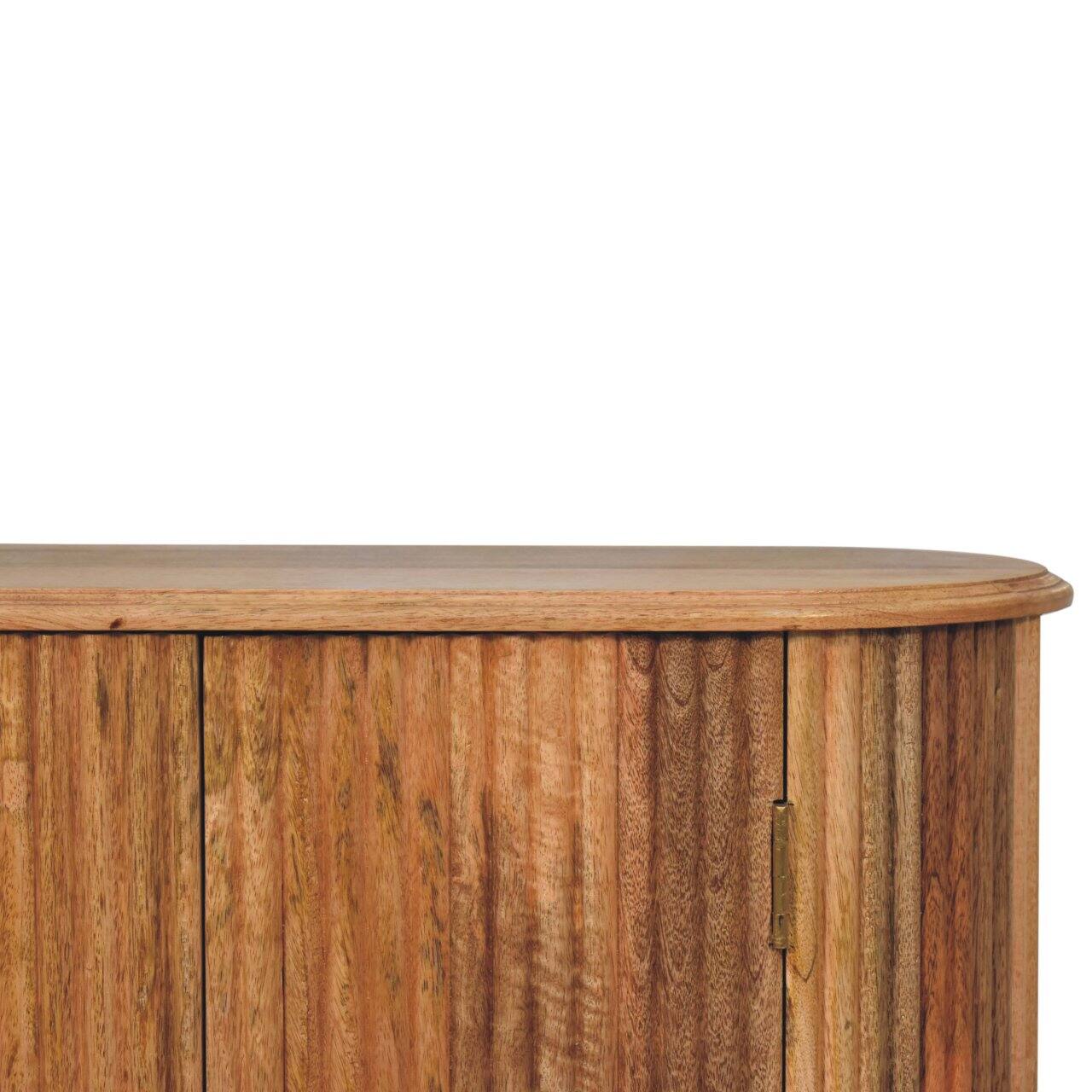 Alt View 1. Artisan Furniture - Artisan Furniture Solid Wood Soba Nordic Cabinet, Brown - Brown.