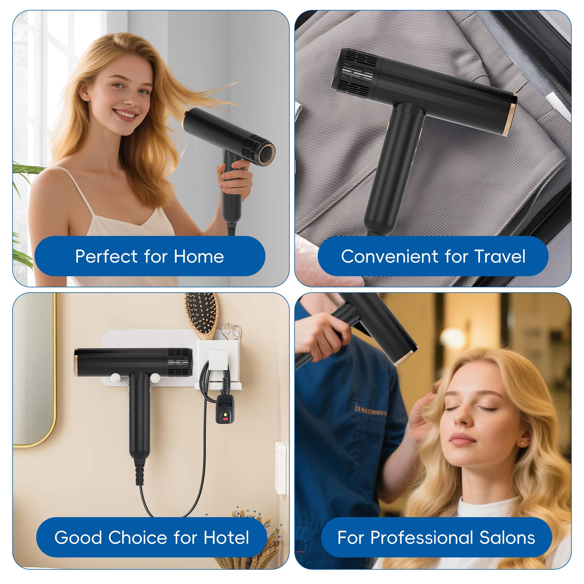 Perfect for Home, Convenient for Travel, Good Choice for Hotel, For Professional Salons