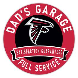 Fan Creations - Atlanta Falcons 16" Dad's Garage Wood Sign - Multicolor