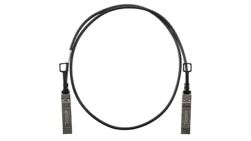 Front. Panduit - PSF2PZA1MBL 1 Meter SFP28 Direct Attach Cable - Black - First End, Second End: 1x SFP28 - 25 Gbps - 30 American Wire Gau - Black.