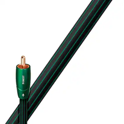 Front. AudioQuest - AudioQuest Forest Coaxial Digital Audio Cable - 2.46 ft. (.75m) - Green/Black.