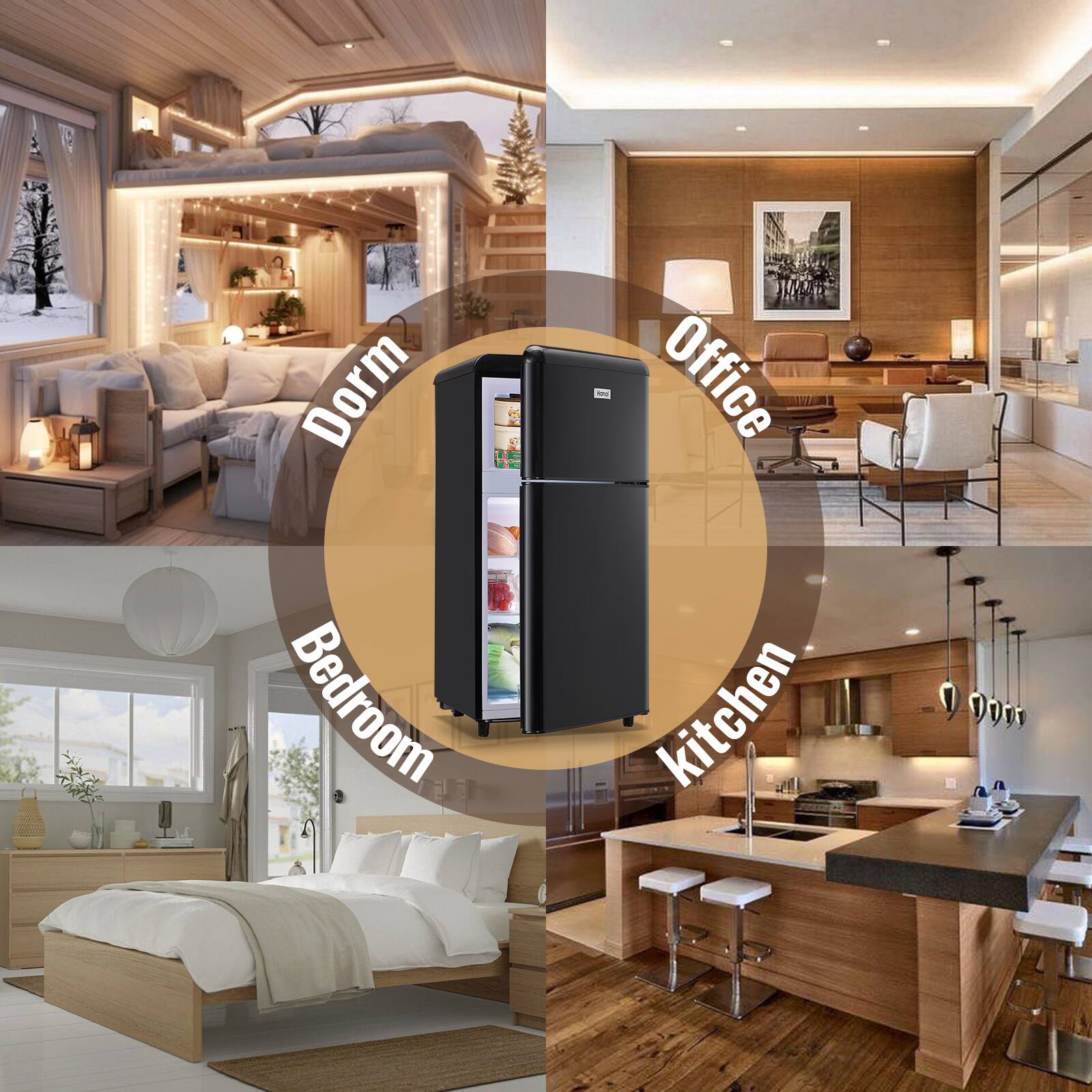 Dorm Bedroom Office kitchen