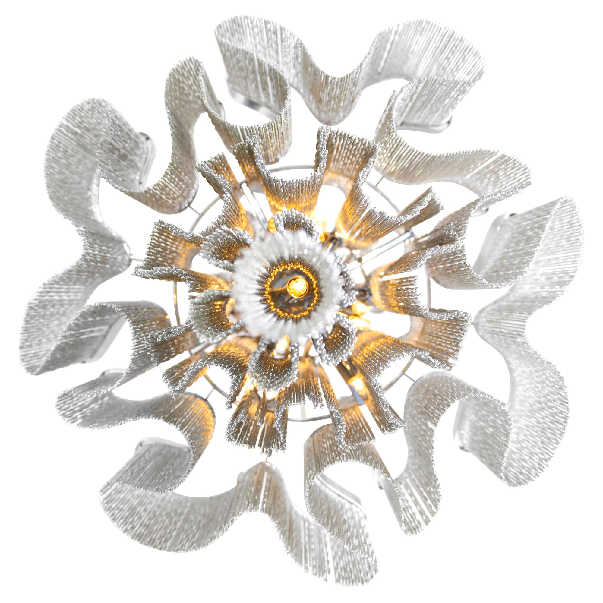 Alt View 1. CWI Lighting - Daisy 16 Light Down Chandelier With Chrome Finish - Chrome.