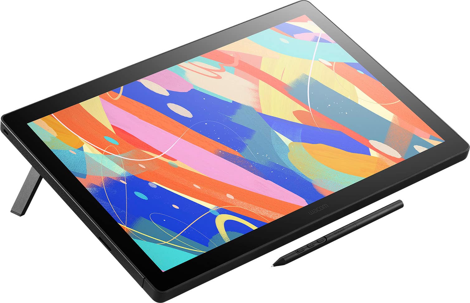 Angle. Wacom - Cintiq 16 Drawing Tablet - Black.