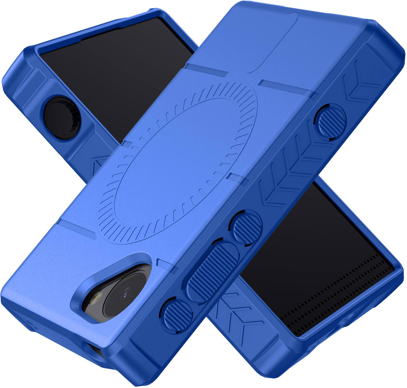 Alt View 5. Nakedcellphone - Combo for Light Phone III - Case and Wallet - Blue.