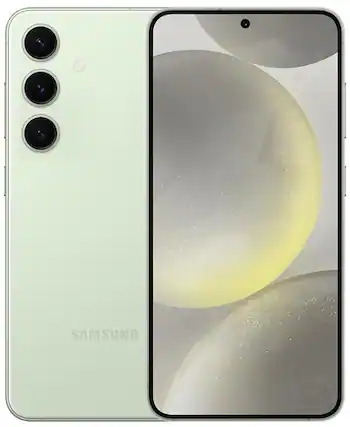Front. Samsung - Samsung Galaxy S24+ 512GB S926U Unlocked - Jade Green.