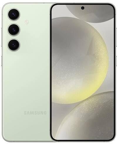 Front. Samsung - Samsung Galaxy S24+ 512GB S926U Unlocked - Jade Green.