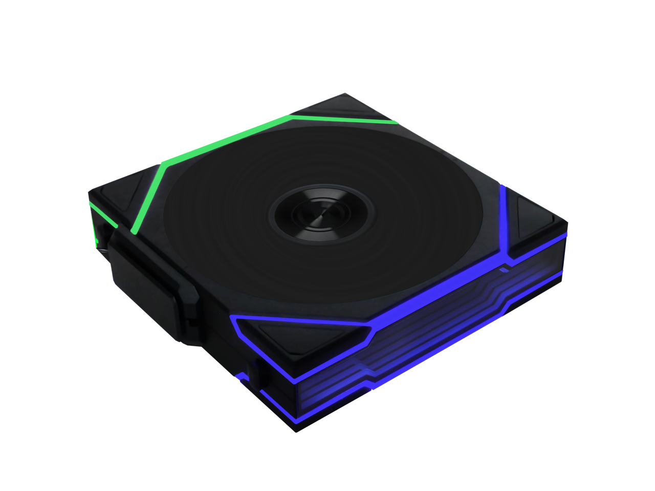 Lian Li - UNI Fan TL 120 Wireless - Single Pack - Reverse Blade - 2.4 GHz Control - Infinity Mirror - (12RTL1W1B) - Black