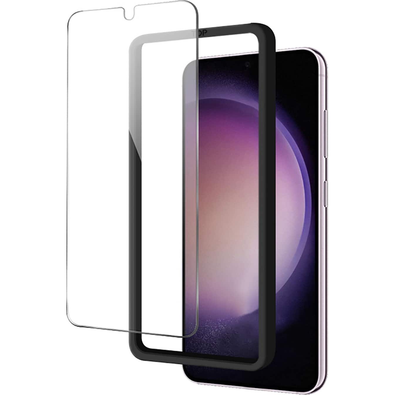 Alt View 13. SaharaCase - ZeroDamage Ultra Strong+ Tempered Glass Screen Protector for Samsung Galaxy S23 (2-Pack) - Clear.