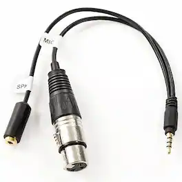 MOVO - TCB2 XLR Microphone to TRRS Smartphone Adapter with Headphone Jack - Compatible with iPhone and Android - XLR