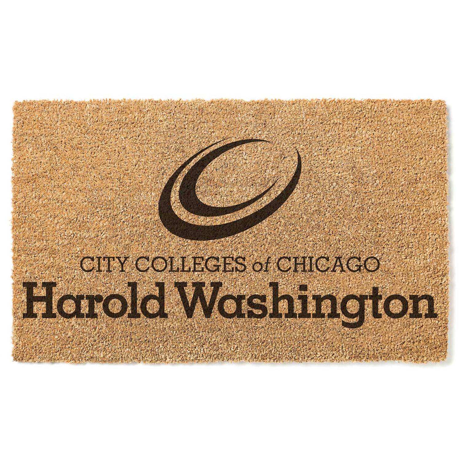 Harold Washington College Phoenix 18" x 30" Team Logo Doormat