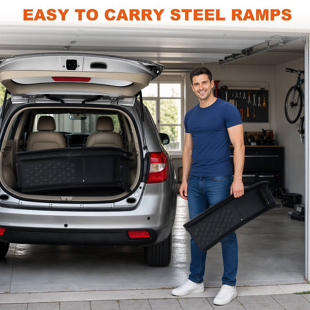 EASY TO CARRY STEEL RAMPS