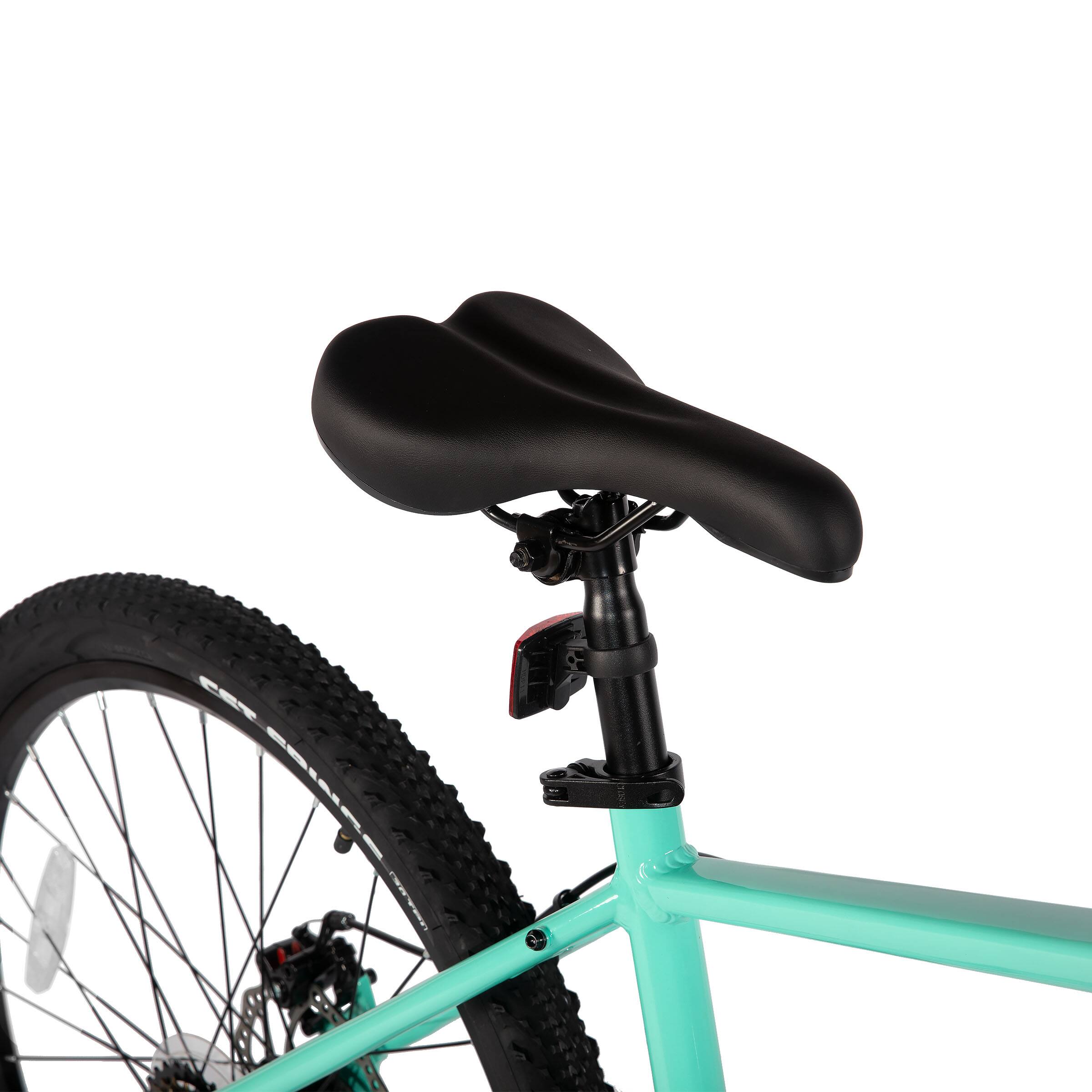 Alt View 5. HILAND - HILAND 27.5 Inch Mountain Bike with 21-Speed for Men Women, Suspension Fork MTB Bicycle for Adult, Green - Green.