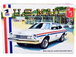 Skill 2 Model Kit 1977 Ford Pinto "United States Postal Service (USPS)" 1/25 Scale Model by AMT - White